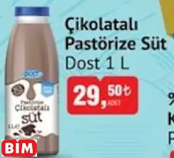 DOST  ÇİKOLATALI PASTÖRİZE SÜT